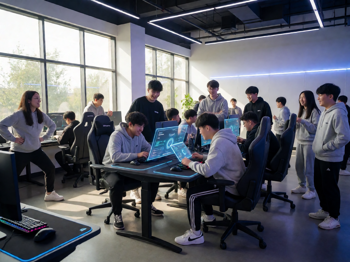电竞全明星表演赛欢乐氛围